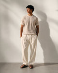 Heavyweight ribbed crew neck t-shirt